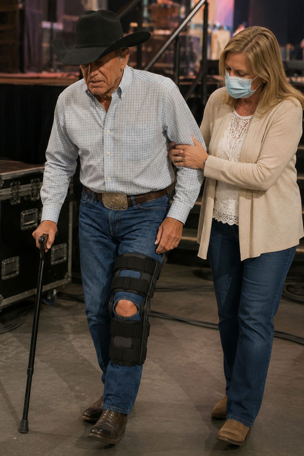 THE NIGHT GEORGE STRAIT WALKED INTO THE DARKNESS—AND COUNTRY MUSIC FELT TIME CATCH UP
