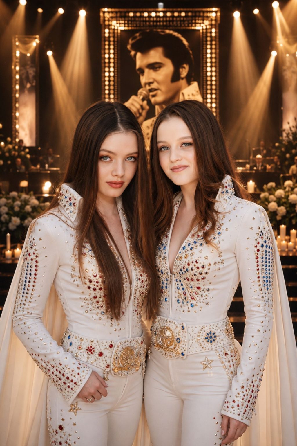 THE PRESLEY TWINS STEPPED OUT OF GRACELAND’S SHADOW—AND EVERYTHING THE WORLD EXPECTED BEGAN TO…
